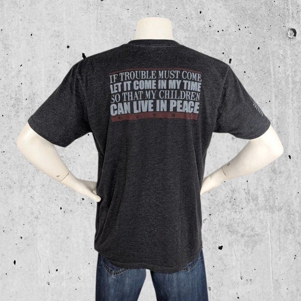 RWB Red White Blue T Shirt Size XL Made in the USA Military